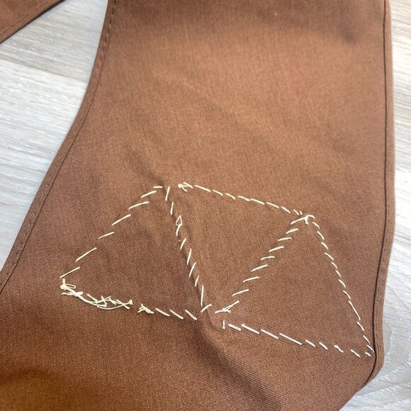 Vintage Girl Scouts Sash X-Long and Badges U.S.A Brown - Picture 7 of 12